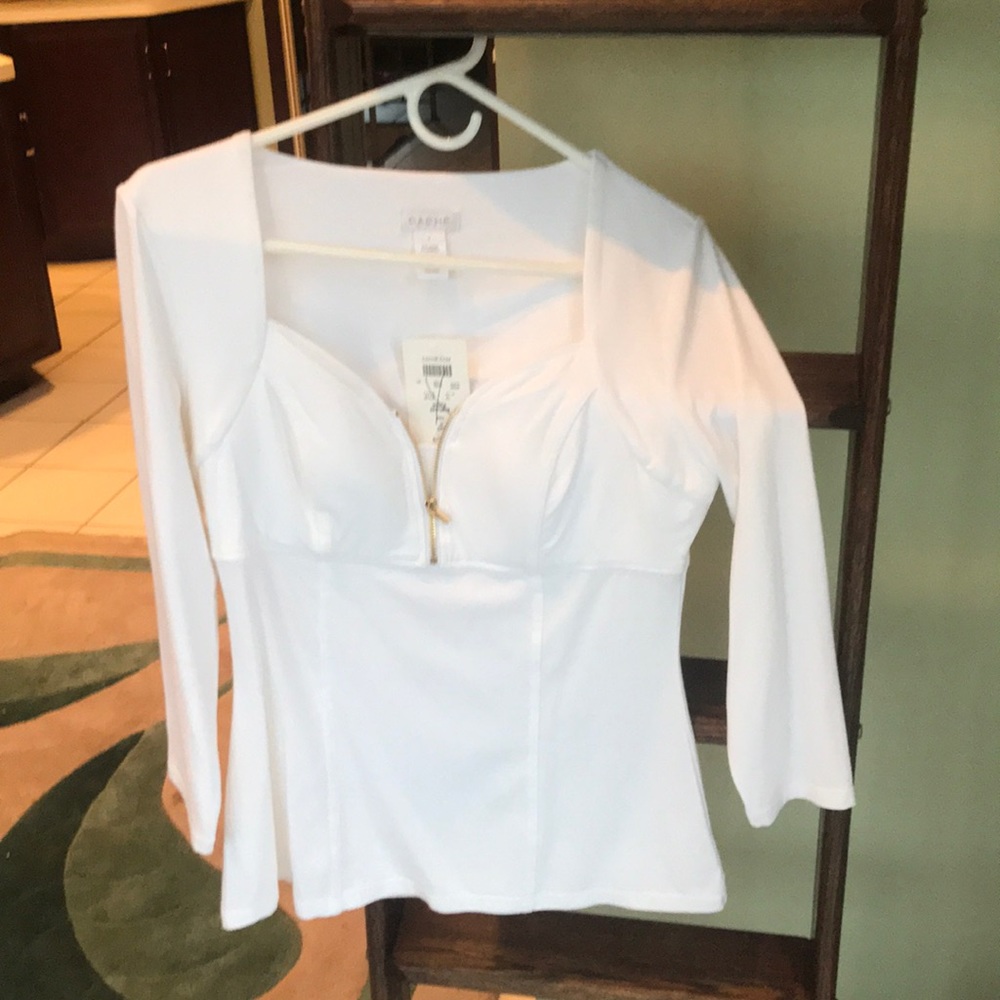 Cache Top NWT WITH built in bra!